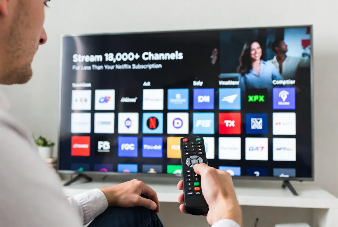 Stream 18,000+ Channels for Less Than Your Netflix Subscription