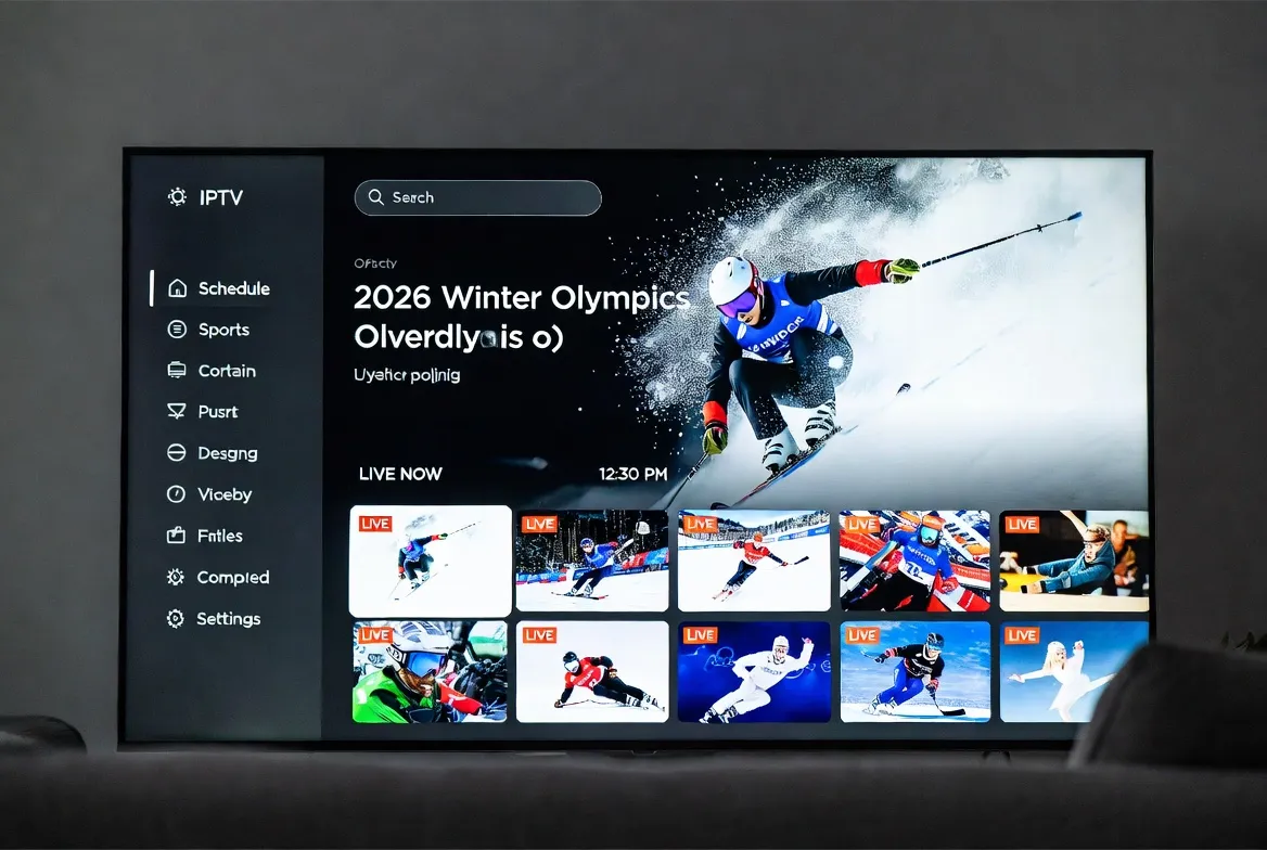2026 Winter Olympics live streaming interface in 4K