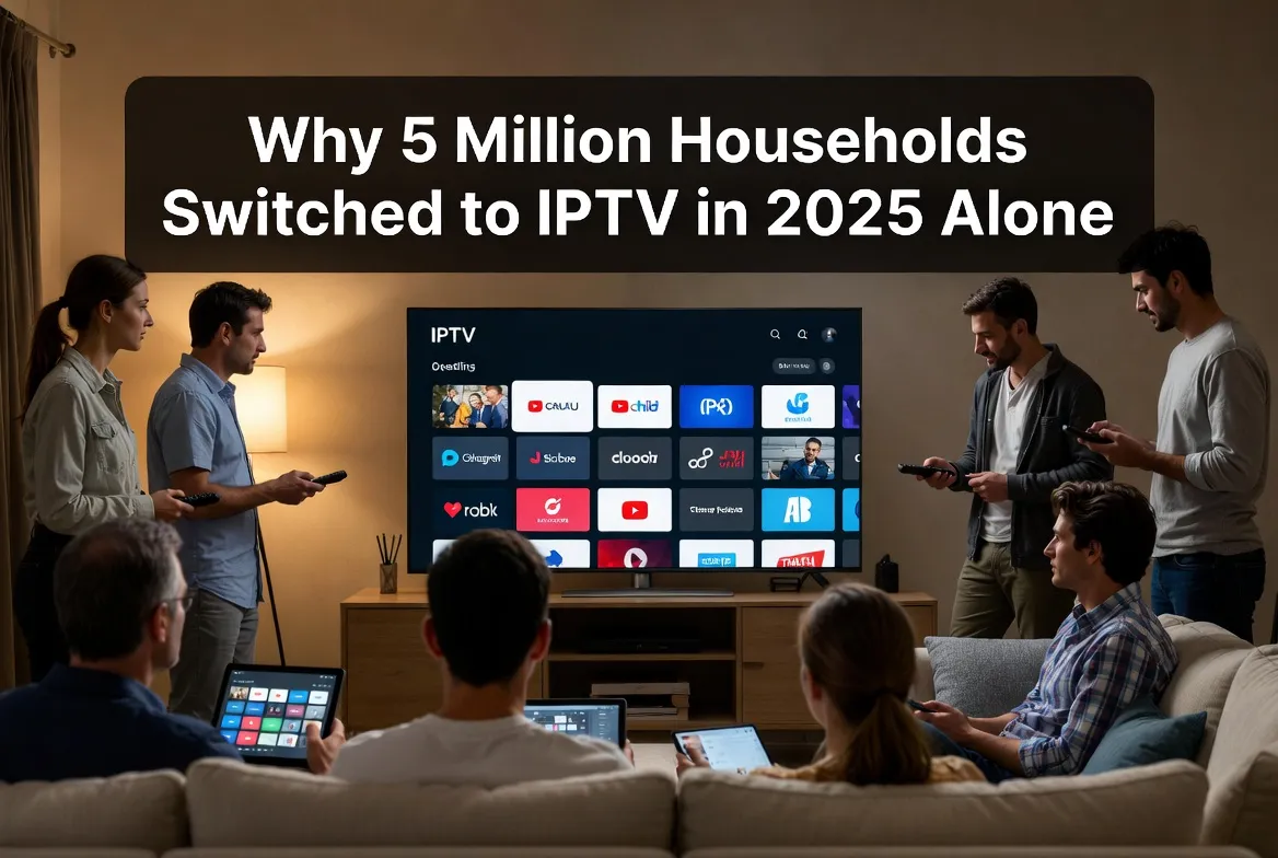 Why 5 million households switched to IPTV in 2025 alone
