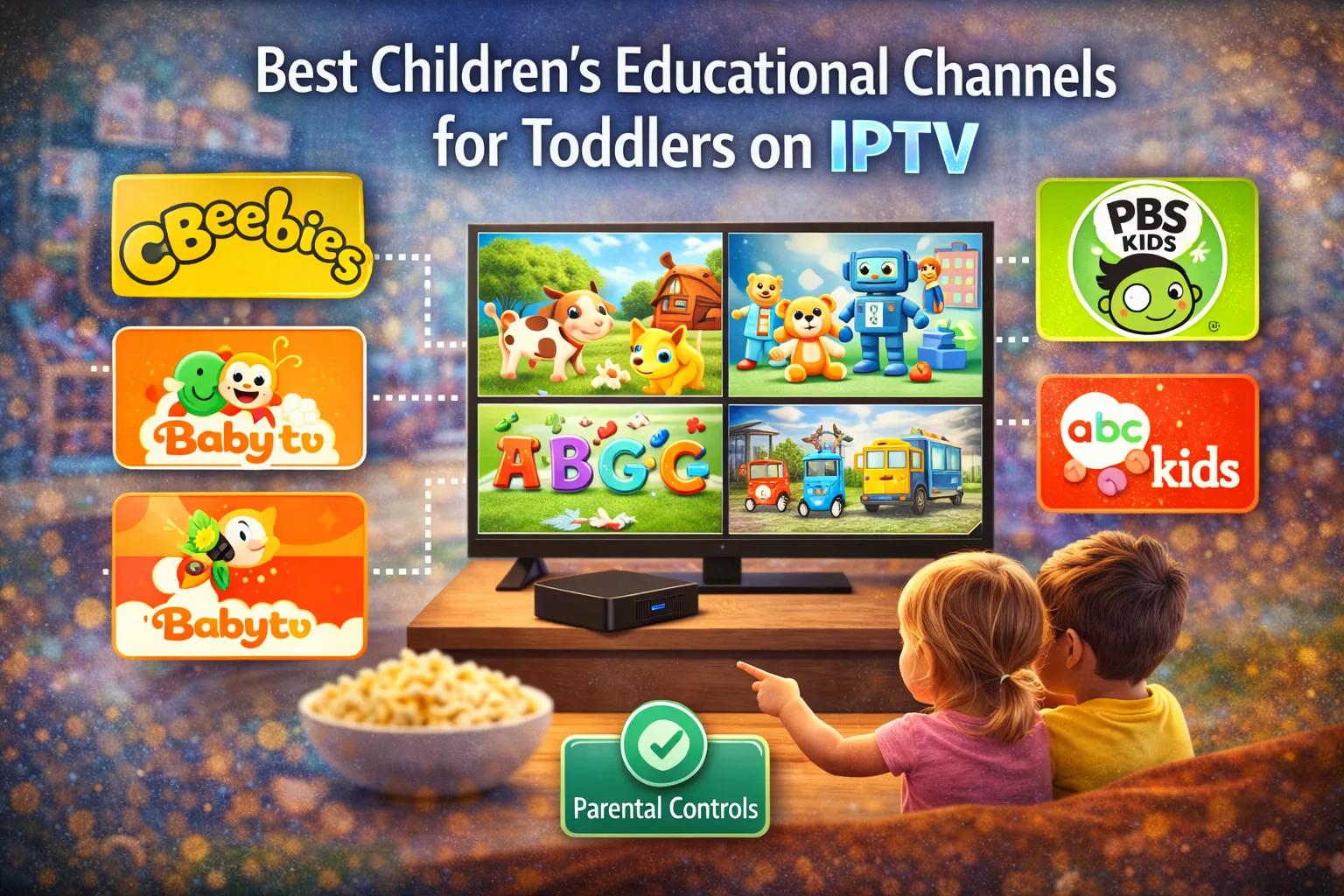 Best children's educational channels for toddlers on IPTV