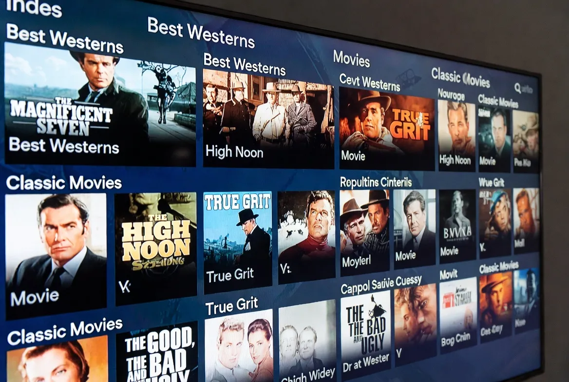 Best Western and classic movie channels streaming 24/7 on IPTV
