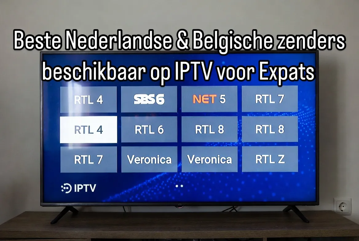 Best Dutch and Belgian channels available on IPTV for expats — RTL, SBS6, NET 5, Veronica
