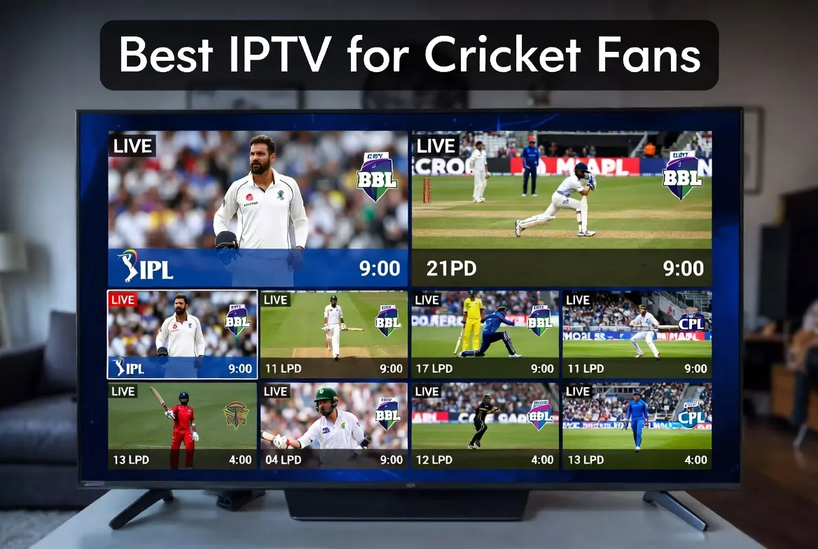 Best IPTV for cricket fans — IPL, BBL, CPL & test matches