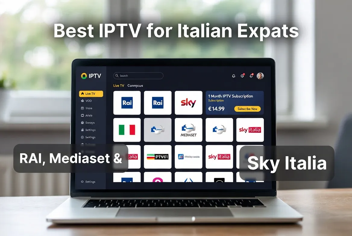 Best IPTV for Italian expats with RAI Mediaset and Sky Italia