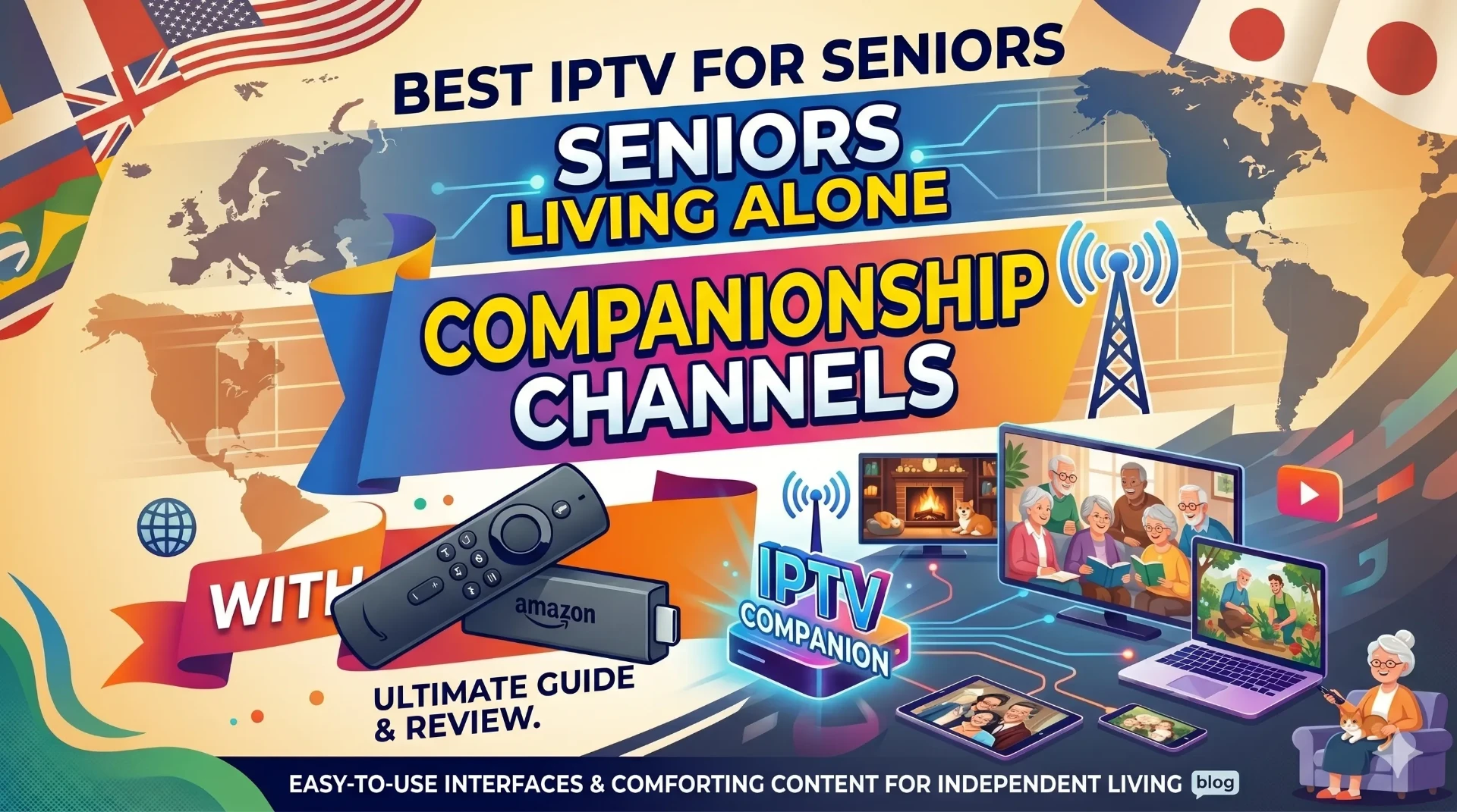 Best IPTV channels for seniors living alone