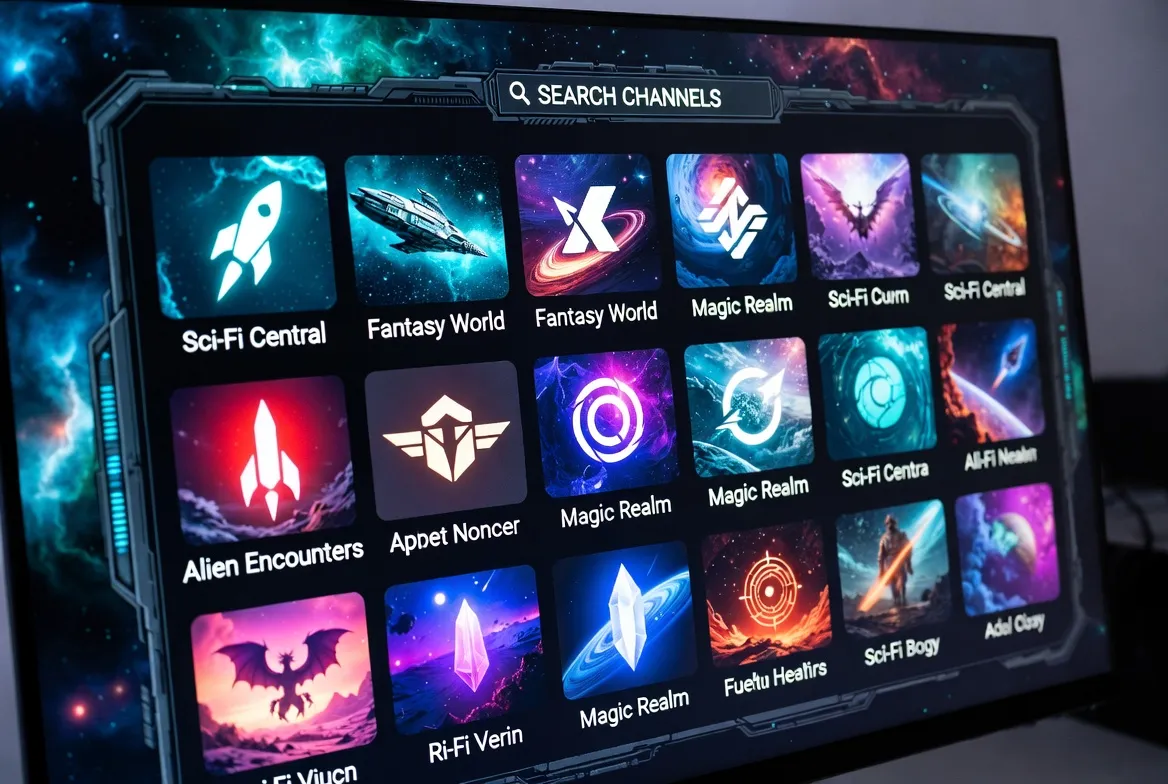 Best 24/7 sci-fi and fantasy channels streaming on IPTV — Sci-Fi Central, Fantasy World, Magic Realm