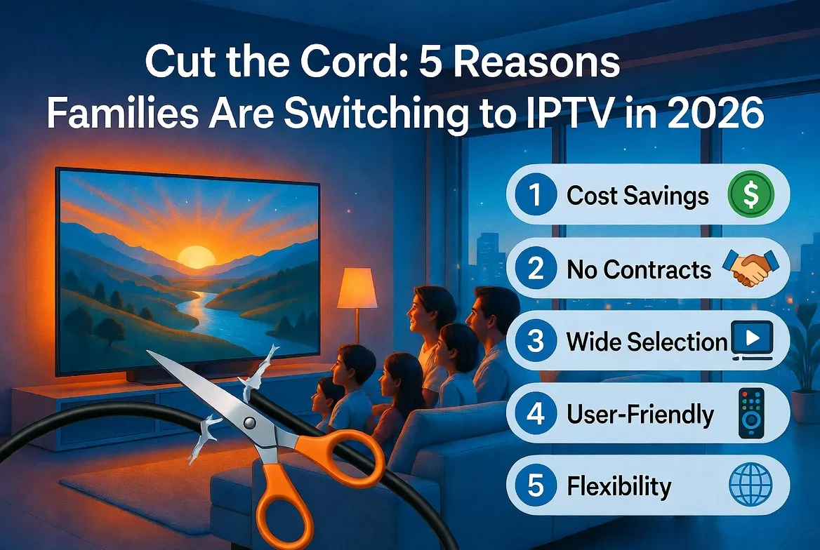 Cut the Cord: 5 Reasons Families Are Switching to IPTV in 2026