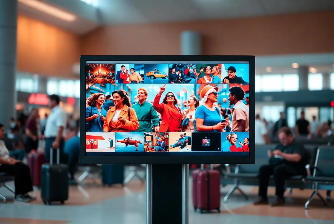 IPTV for airport lounges and transit hubs — premium passenger entertainment