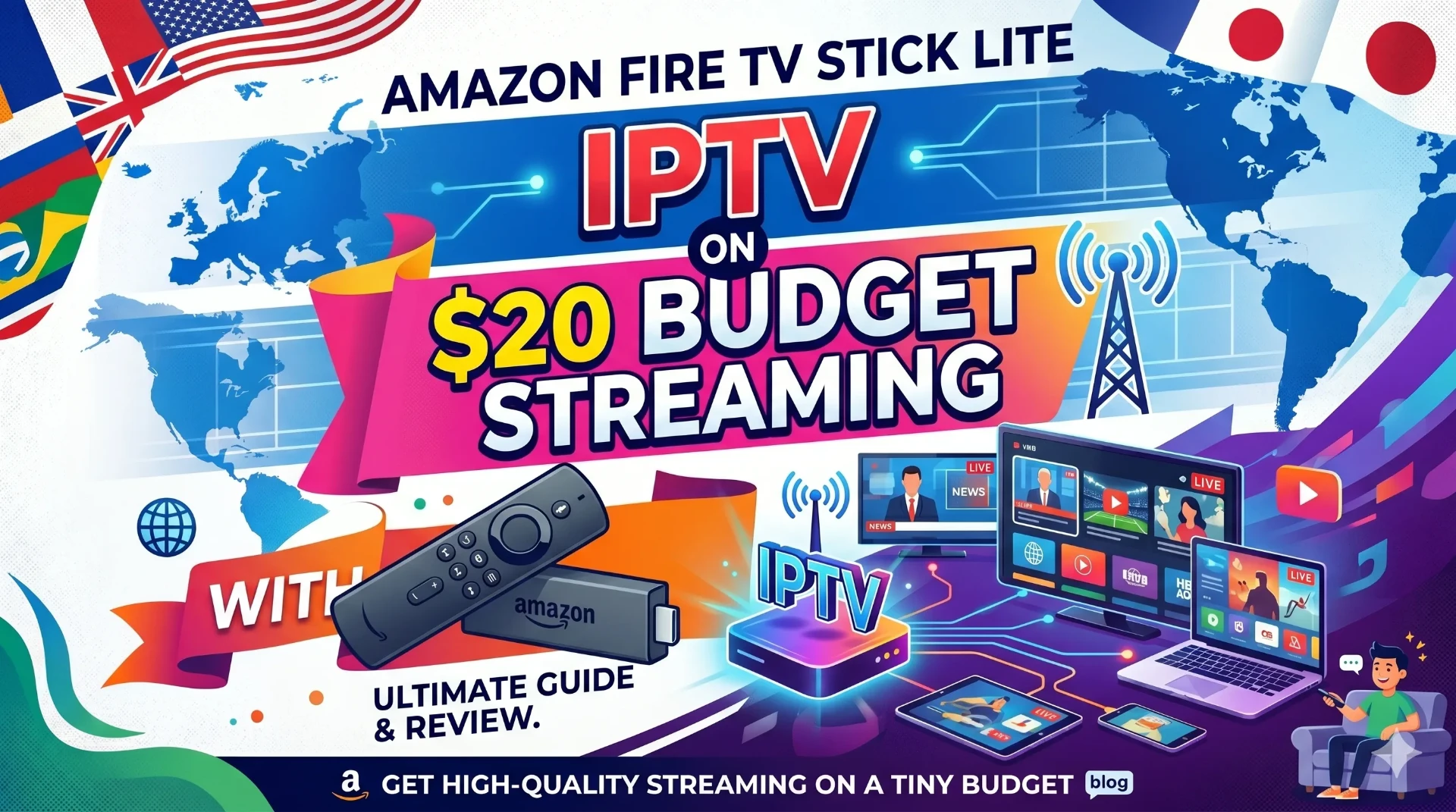 IPTV on Amazon Fire TV Stick Lite for budget streaming