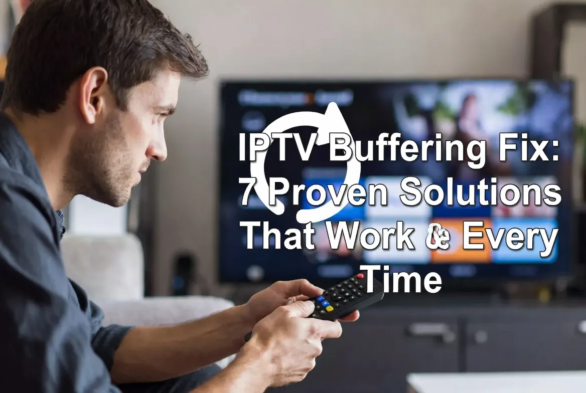 IPTV buffering fix — 7 proven solutions that work every time