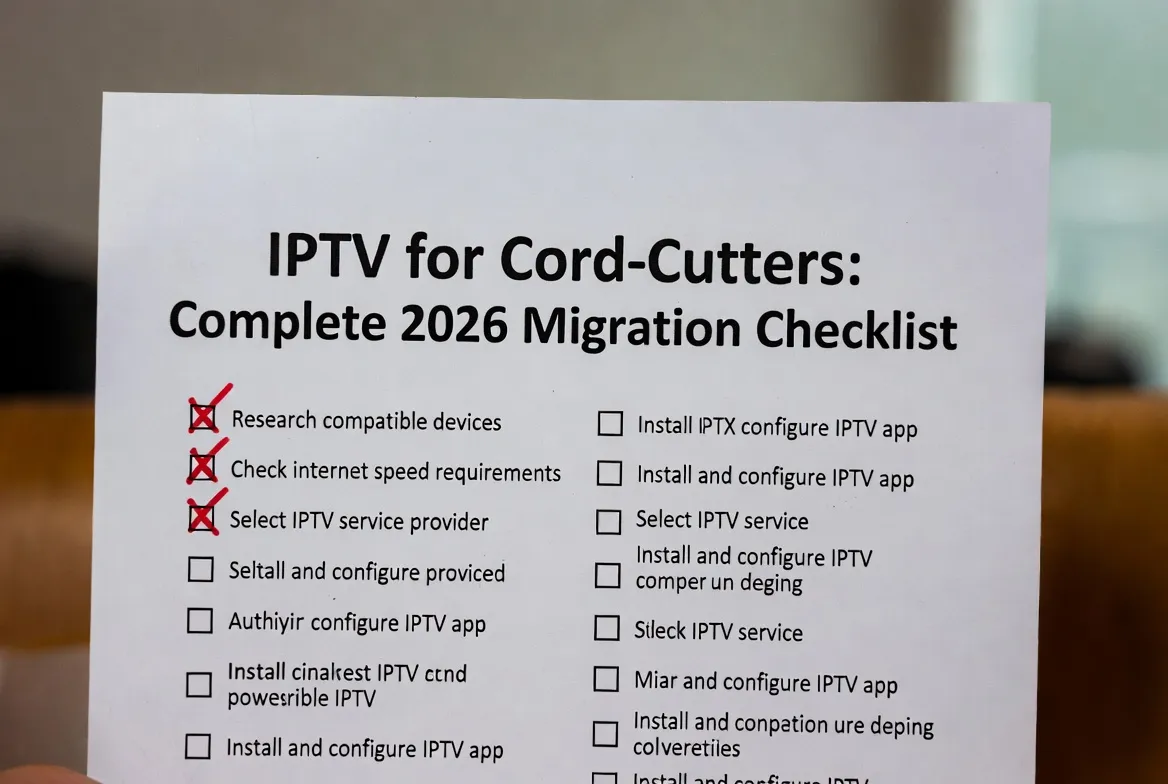 IPTV for cord-cutters — complete 2026 migration checklist