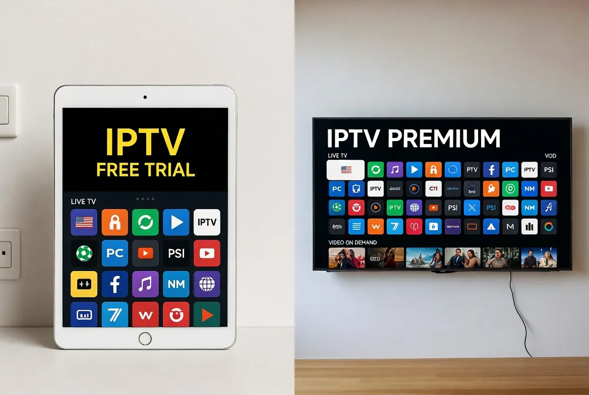 IPTV free trial vs paid — what you get and why it's worth it