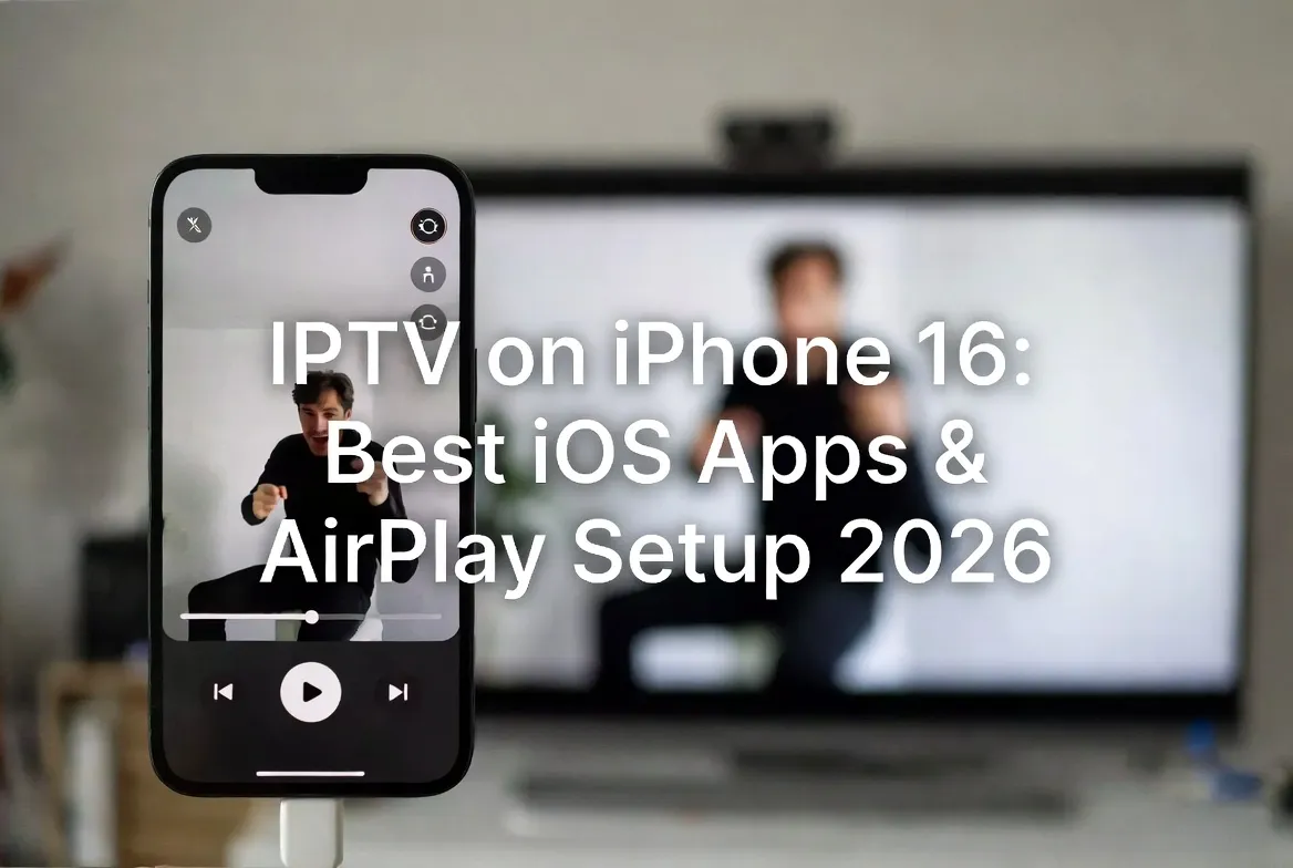 IPTV on iPhone 16 with best iOS apps and AirPlay setup 2026