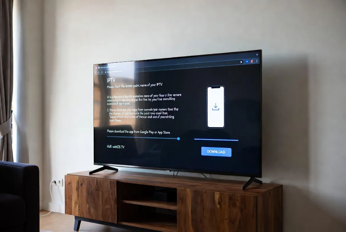IPTV setup on LG webOS Smart TV — installation guide