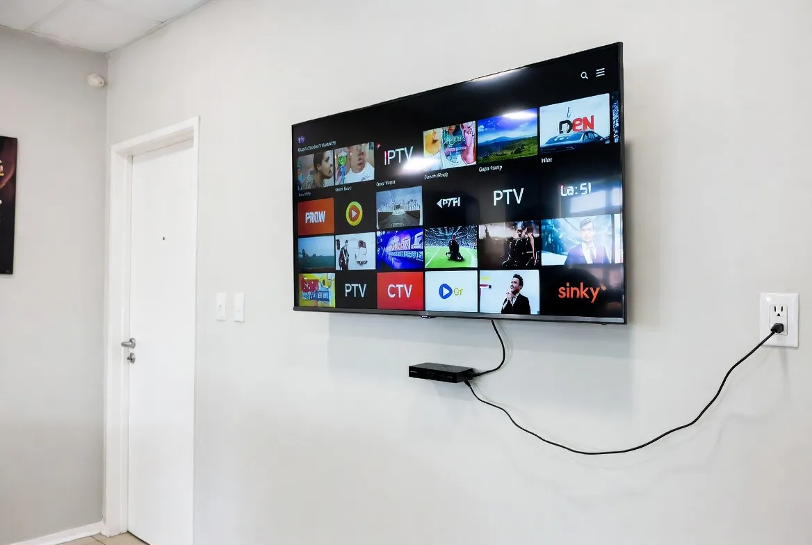 IPTV for tattoo shops and barbershops — premium waiting room TV