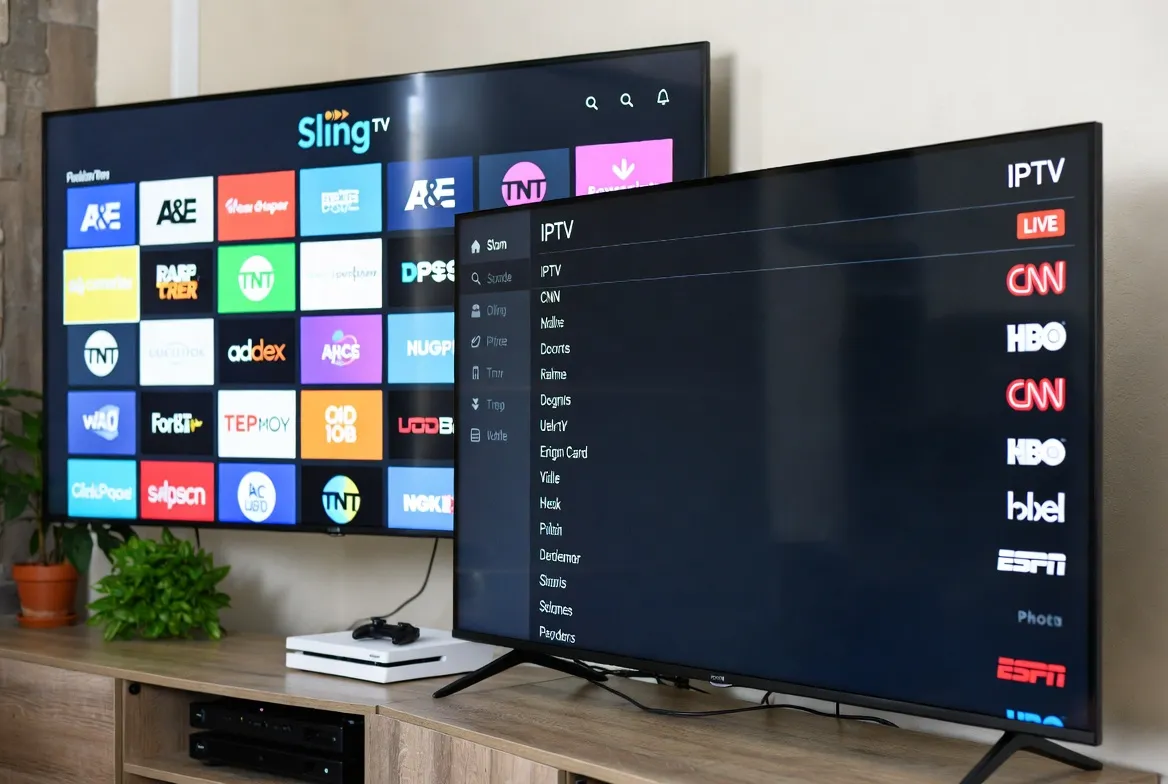 IPTV vs Sling TV comparison — cord-cutters switching in 2026