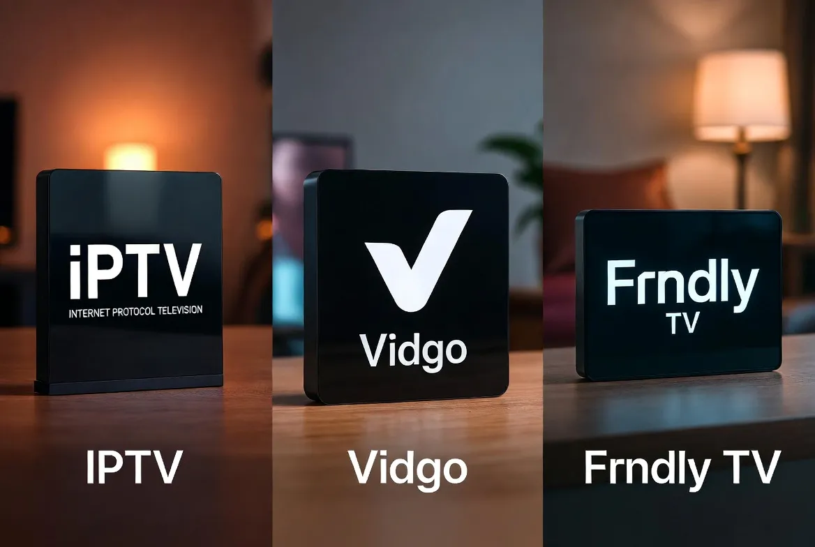IPTV vs Vidgo vs Frndly TV budget streaming comparison