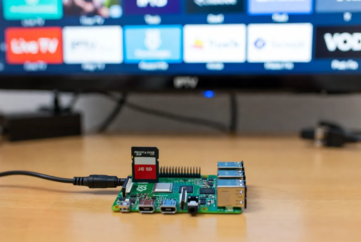 Raspberry Pi 5 DIY IPTV streaming box build