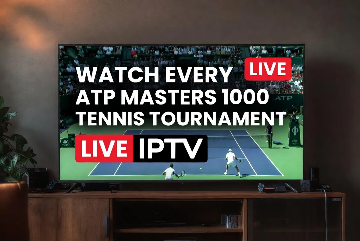 Watch every ATP Masters 1000 tennis tournament live on IPTV in 4K