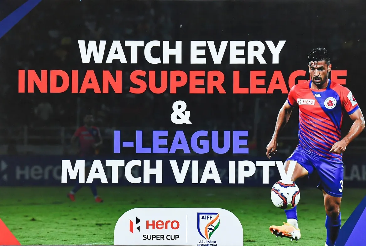 Watch every Indian Super League and I-League football match live via IPTV