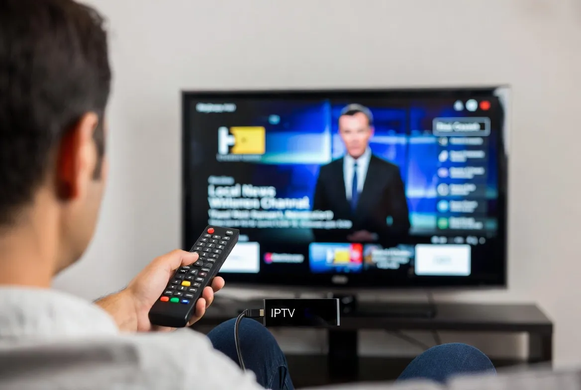 Watch local news channels free with IPTV — no antenna needed