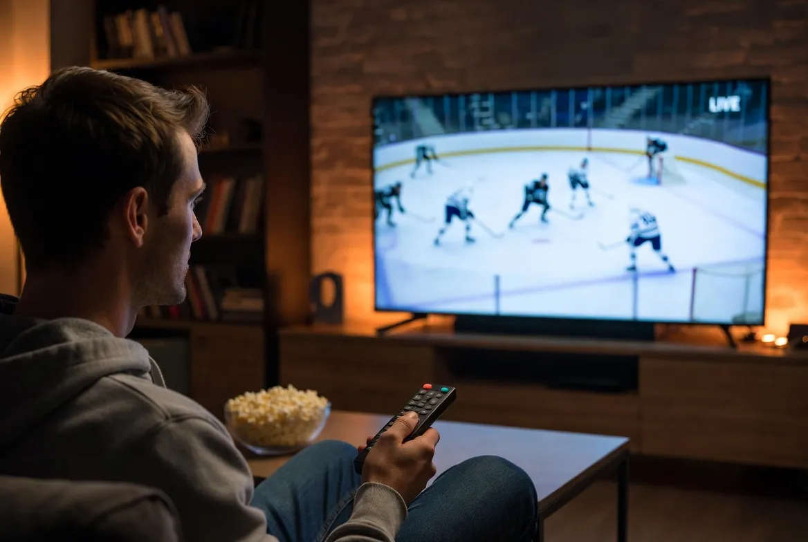 Watch NHL hockey live without cable using IPTV in 2026