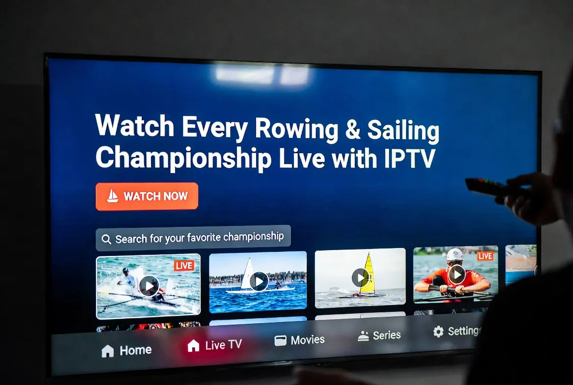 Watch every rowing and sailing championship live with IPTV