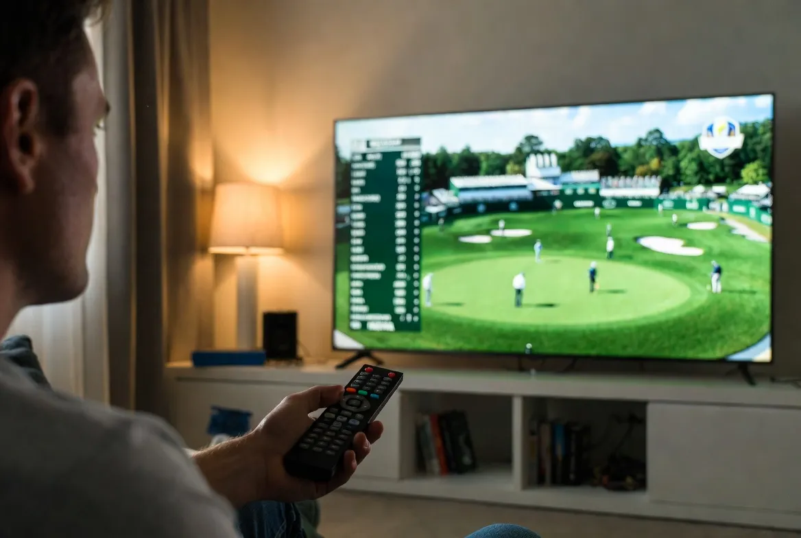 Watching the 2026 Ryder Cup and golf majors live on IPTV with leaderboard
