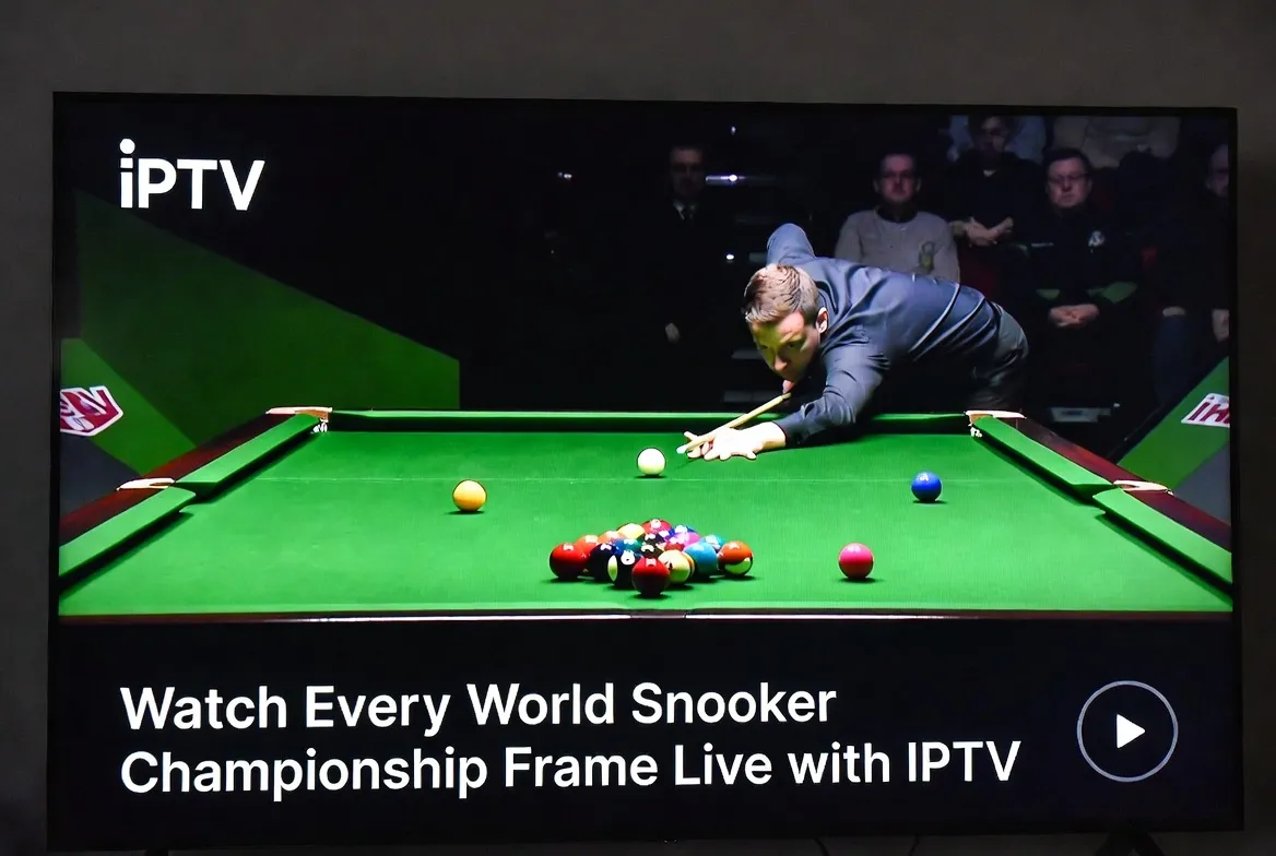 World Snooker Championship live on IPTV