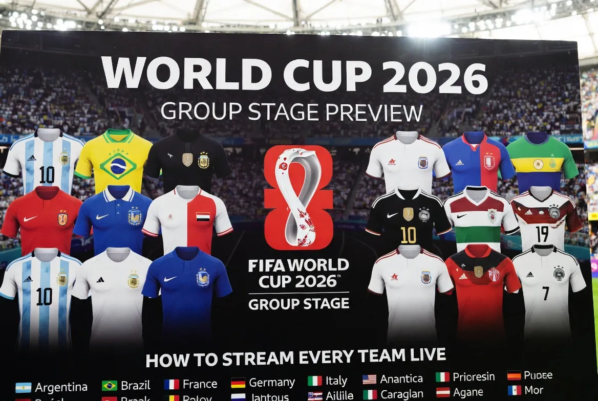 World Cup 2026 Group Stage Preview + How to Stream Every Team Live
